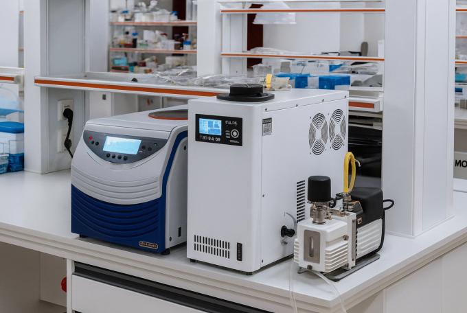 真空遠心濃縮器実験装置